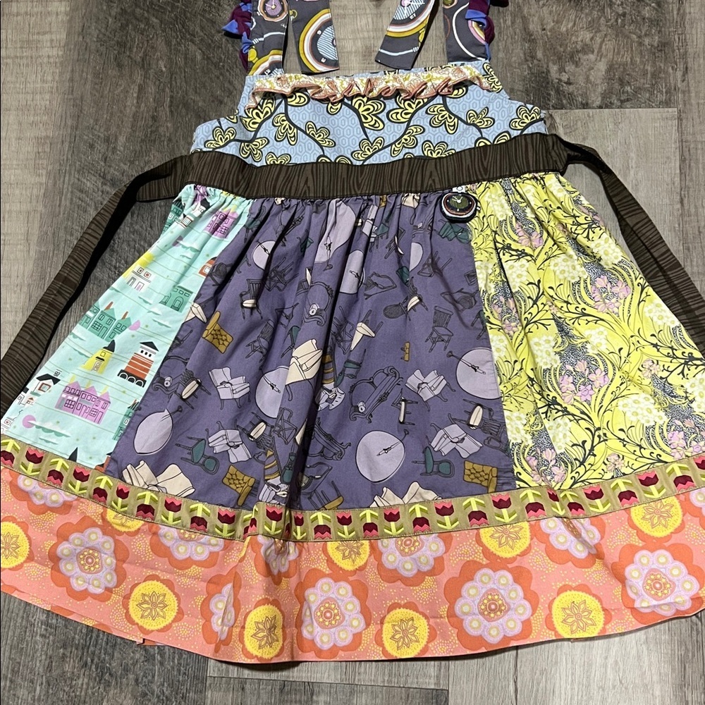 Matilda Jane Character Counts Heart Soul Pride Broadway Knot Dress size 4 - Picture 3 of 6
